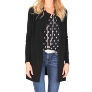 CAbi #3351 Black Tailor Soft Shell Zipper Coat Sz S